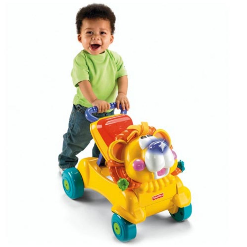 Apoiador Fisher Price Leãozinho 2 em 1