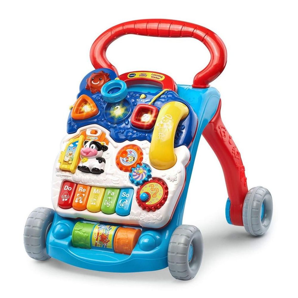 Apoiador Vtech Azul Atividades Com Luz E Som 