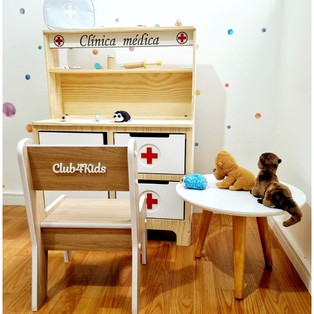 Bancada Clínica Médica Madeira