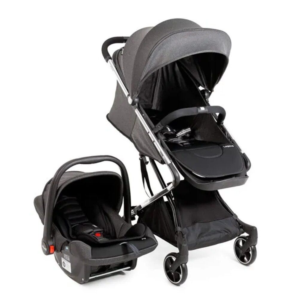 Carrinho de Bebê Legend Zion DUO cor preto Infanti