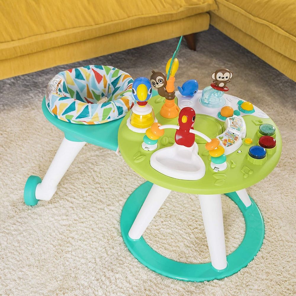 Centro e mesa de atividades Around We Go 2 em 1 -Tropic Cool