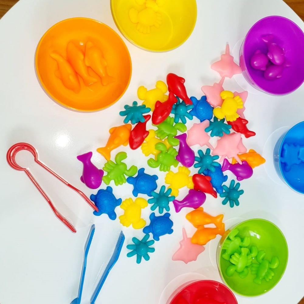 Classificação de Cores Fundo do Mar Kit - Sensorial