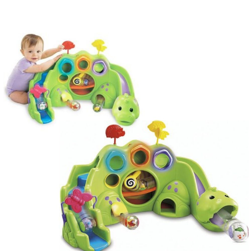 Dino com Bolinhas Deslizantes