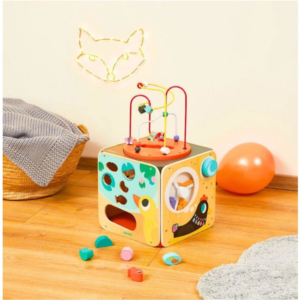  Super Cubo Multiatividades 5 em 1 - Brinquedo Educativo